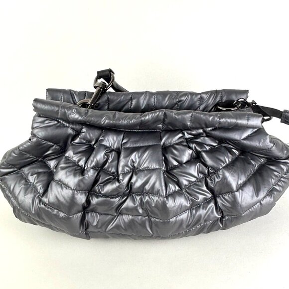 NWOT Think Royln Silver Puffy Quilted Shoulder Bag – Brand New, Never Used - Picture 5 of 10